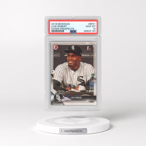2018 Bowman Paper Prospects #BP21 Luis Robert (PSA 10 GEM MINT)