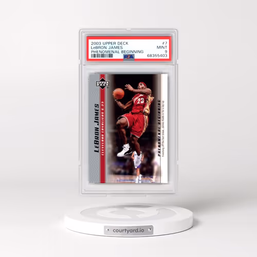 2003 Upper Deck Lebron James Phenomenal Beginnings #7 LeBron James (PSA 9 MINT)