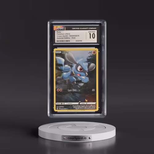 2023 Crown Zenith #GG26/GG70 Riolu - Galarian Gallery Holo (CGC 10 GEM MINT)