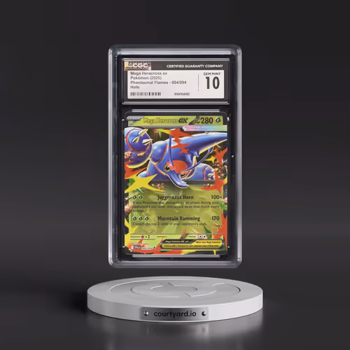 2025 Phantasmal Flames - PFL EN #004/094 Mega Heracross ex - Holo (CGC 10 GEM MINT)