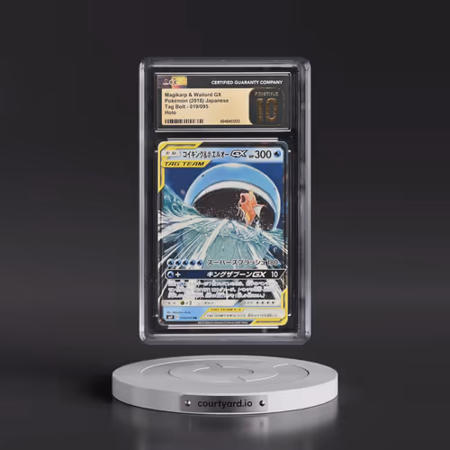 2018 Pokémon Sun & Moon Tag Bolt #019 Magikarp & Wailord GX - Holo (CGC 10 PRISTINE)