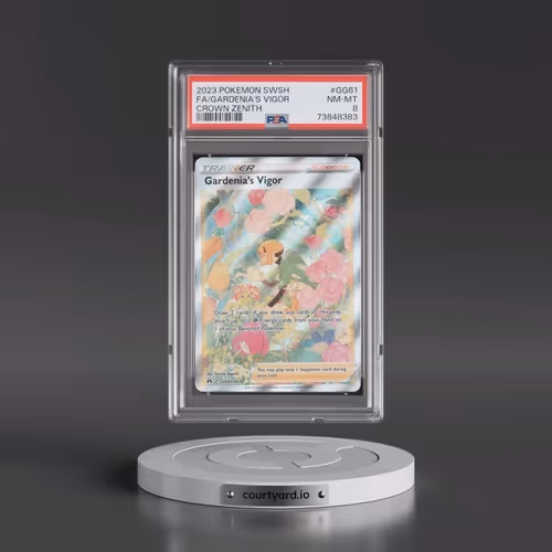 2023 Pokémon Sword and Shield Crown Zenith #GG61 Gardenia's Vigor - Full Art (PSA 8 NM-MT)