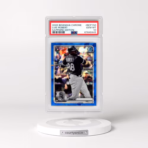 2020 Bowman Chrome Sapphire Edition #BCP150 Luis Robert (PSA 10 GEM MINT)