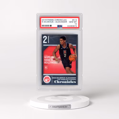 2018 Panini Chronicles #514 Shai Gilgeous-Alexander (PSA 10 GEM MINT)