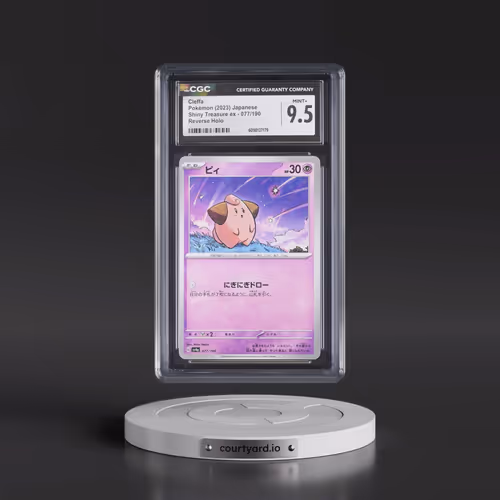 2023 Shiny Treasure ex #077/190 Cleffa - Reverse Holo Digitized (CGC 9.5 MINT+)