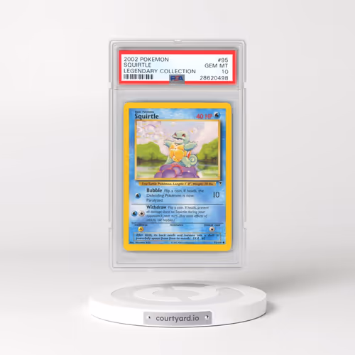 2002 Pokémon Legendary Collection #95 Squirtle (PSA 10 GEM MINT)