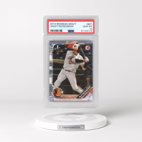 2019 Bowman Draft #BD1 Adley Rutschman (PSA 10 GEM MINT)