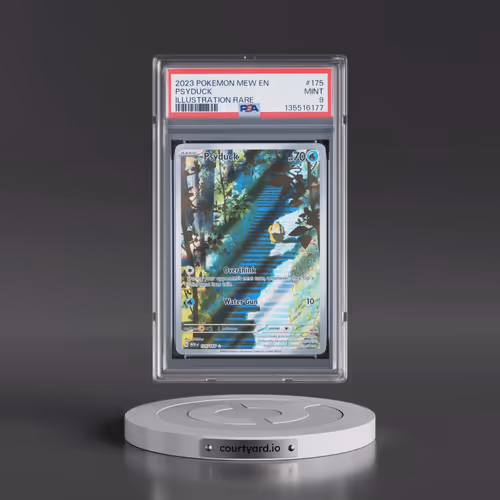 2023 Pokémon Mew EN-151 #175 Psyduck - Illustration Rare (PSA 9 MINT)