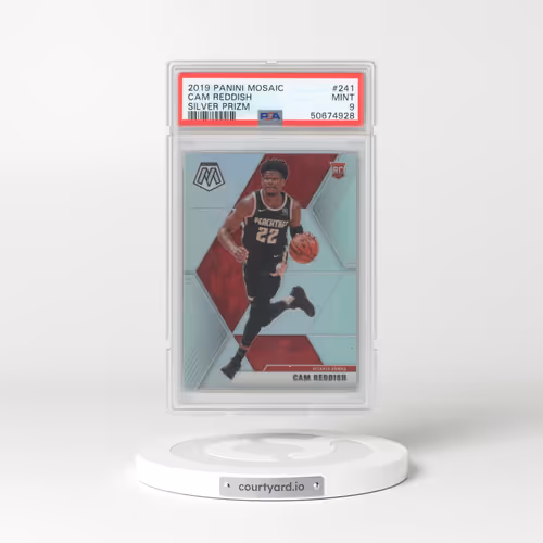 2019 Panini Mosaic #241 Cam Reddish - Silver Prizm (PSA 9 MINT)