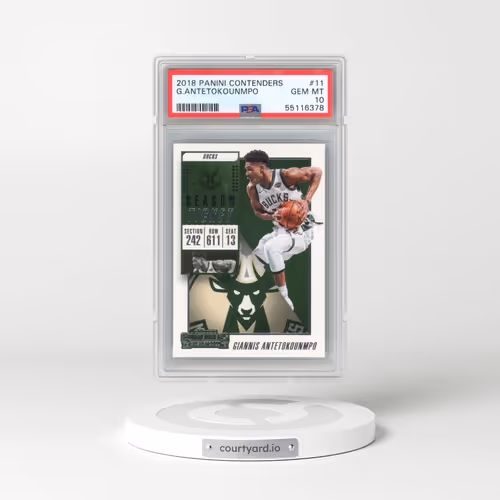 2018 Panini Contenders #11 Giannis Antetokounmpo (PSA 10 GEM MINT)