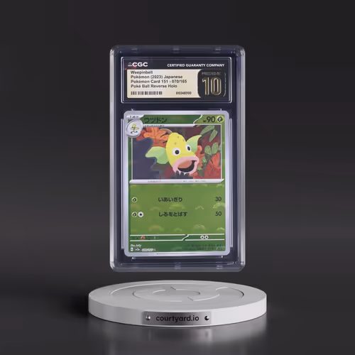 2023 Pokémon Card 151 #070/165 Weepinbell - Reverse Holo Poké Ball (CGC 10 PRISTINE)