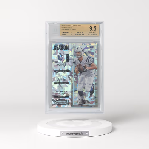 2017 Panini Contenders Cracked Ice #16 Andrew Luck (BGS 9.5 GEM MINT)