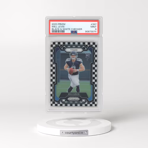 2023 Panini Prizm #397 Will Levis - Black & White Checker (PSA 9 MINT)