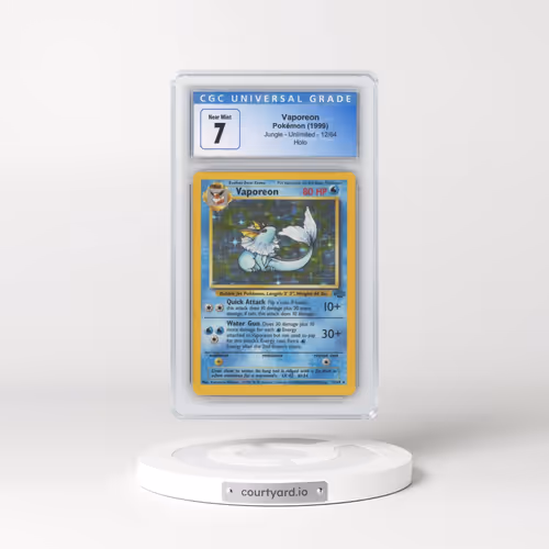 1999 Jungle #12/64 Vaporeon - Holo (CGC 7 NM)