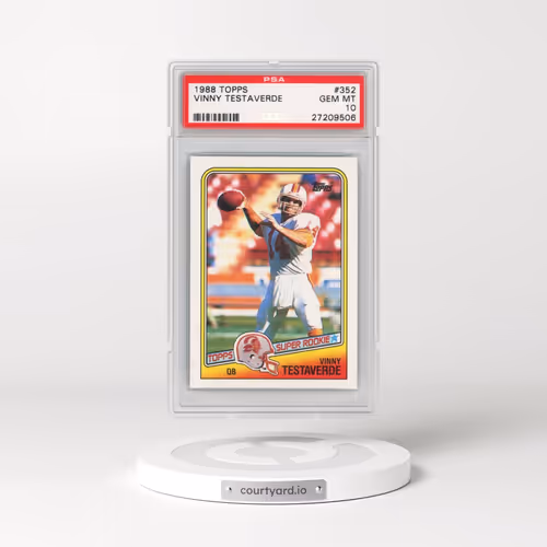 1988 Topps #352 Vinny Testaverde (PSA 10 GEM MINT)