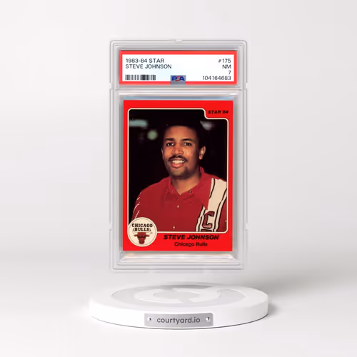 1983-84 Star #175 Steve Johnson (PSA 7 NM)