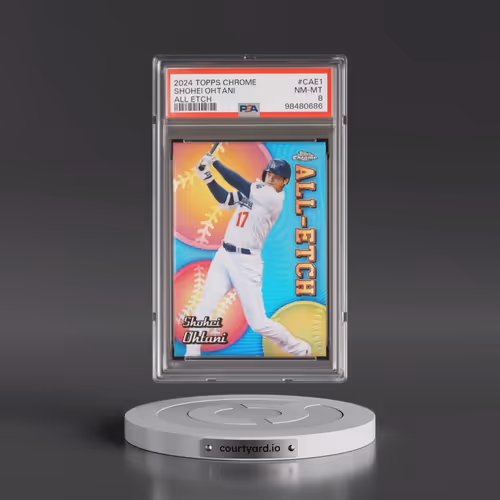 2024 Topps Chrome Chrome All Etch #CAE1 Shohei Ohtani (PSA 8 NM-MT)