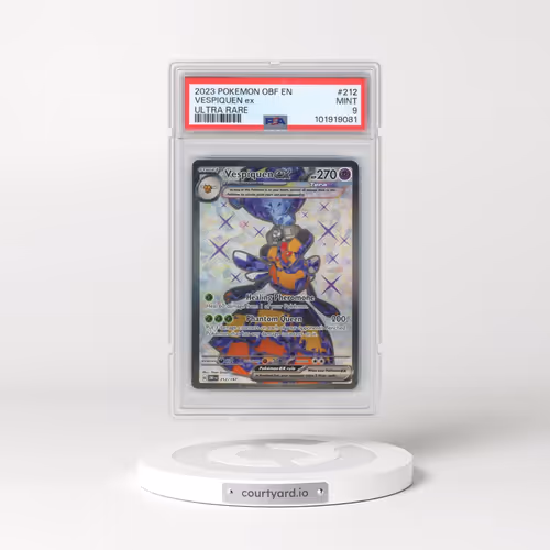 2023 Pokémon Obf EN-Obsidian Flames #212 Vespiquen EX - Holo Ultra Rare (PSA 9 MINT)