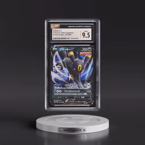 2021 Eevee Heroes #047/069 Umbreon V - Holo (CGC 9.5 MINT+)