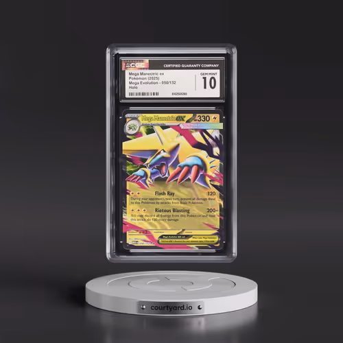 2025 Mega Evolution - MEG EN #050/132 Mega Manectric ex - Holo (CGC 10 GEM MINT)