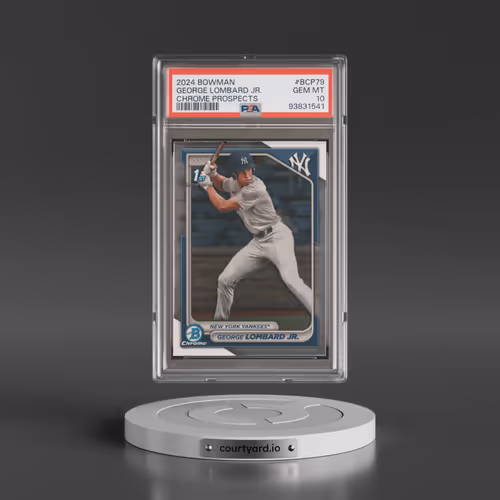 2024 Bowman Chrome Prospects #BCP79 George Lombard Jr. (PSA 10 GEM MINT)