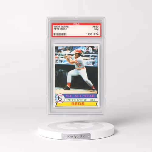 1979 Topps #650 Pete Rose (PSA 7 NM)