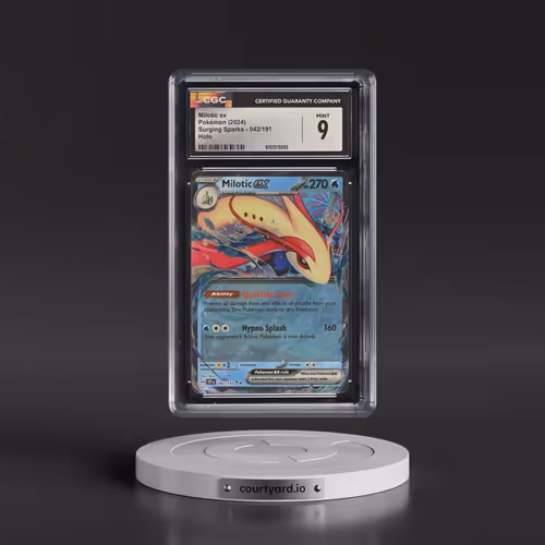2024 Pokémon Ssp EN-Surging Sparks #042 Milotic EX - Holo (CGC 9 MINT)