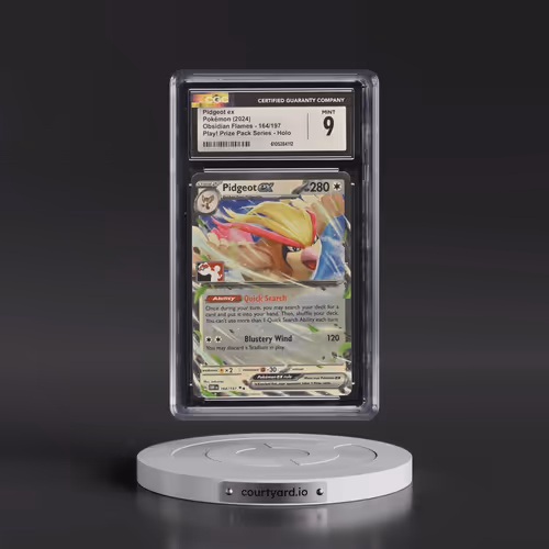 2023 Obsidian Flames - OBF EN #164/197 Pidgeot ex - Play! Pokémon Prize Pack Series Holo (CGC 9 MINT