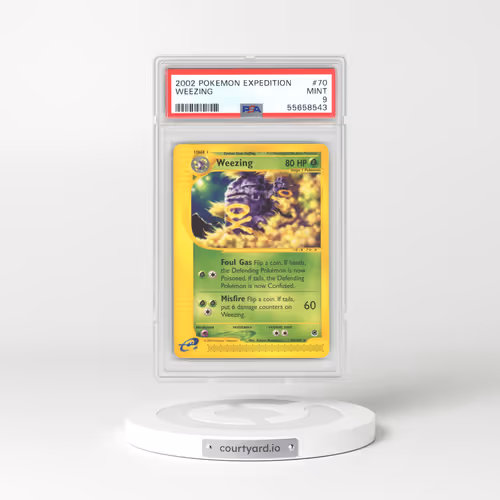 2002 Expedition #70 Weezing - e-Card Symbol (PSA 9 MINT)