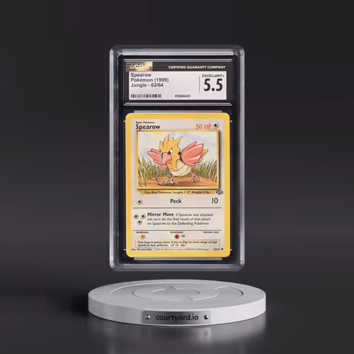 1999 Jungle #62/64 Spearow (CGC 5.5 EX+)