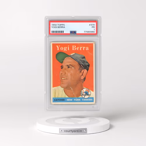 1958 Topps #370 Yogi Berra (PSA 1 PR)
