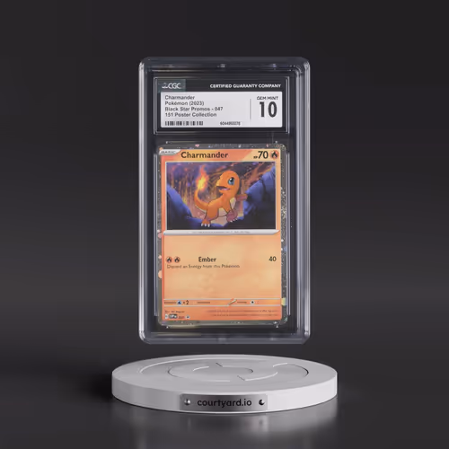 2023 Black Star Promos - Scarlet & Violet SVP EN #047 Charmander - 151 Poster Collection (Cosmos Hol