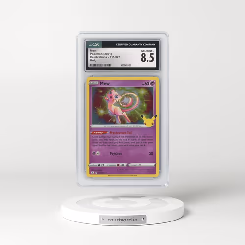 2021 Celebrations #011/025 Mew - Holo (CGC 8.5 NM-MT+)