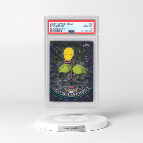 2000 Topps Chrome Pokémon T.V. #69 Bellsprout (PSA 10 GEM MINT)