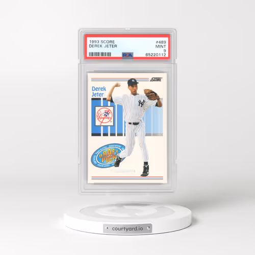 1993 Score #489 Derek Jeter (PSA 9 MINT)
