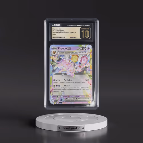 2025 Prismatic Evolutions - PRE EN #034/131 Espeon ex - Holo (CGC 10 PRISTINE)
