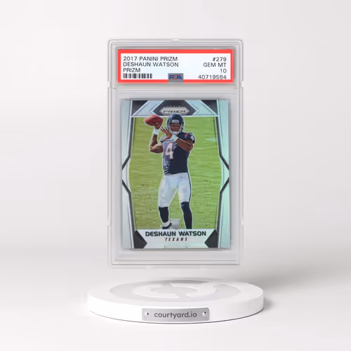2017 Panini Prizm #279 Deshaun Watson - Prizm (PSA 10 GEM MINT)
