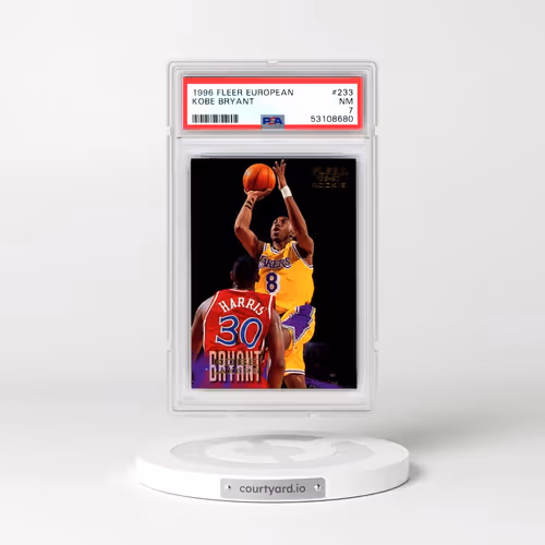 1996 Fleer European #233 Kobe Bryant (PSA 7 NM)