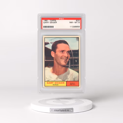 1961 Topps #33 Gary Geiger (PSA 8 NM-MT)