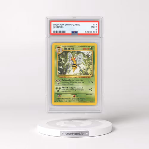 1999 Pokémon Game #17 Beedrill (PSA 9 MINT)