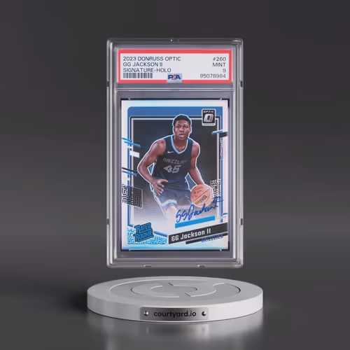 2023 Panini Donruss Optic #260 GG Jackson II - Signature-Holo (PSA 9 MINT)
