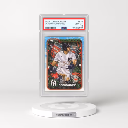 2024 Topps Holiday #H75 Jasson Dominguez (PSA 10 GEM MINT)
