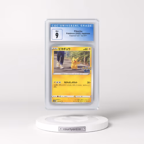 2022 Pokémon GO #027/071 Pikachu (CGC 9 MINT)