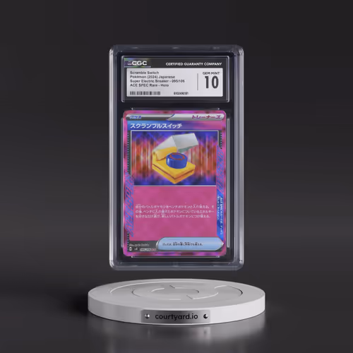 2024 Super Electric Breaker - sv8 #095/106 Scramble Switch - ACE SPEC Rare Holo (CGC 10 GEM MINT)