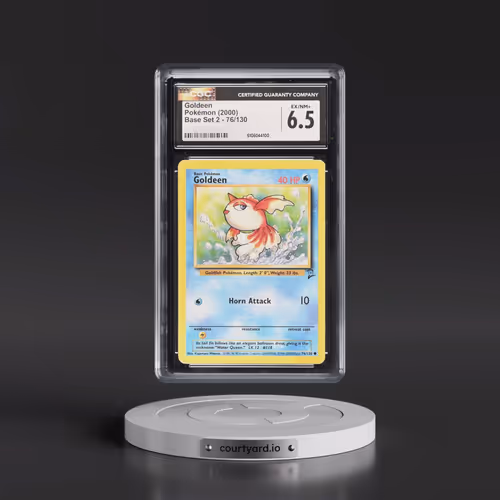 2000 Base Set 2 #76/130 Goldeen (CGC 6.5 EX-NM+)
