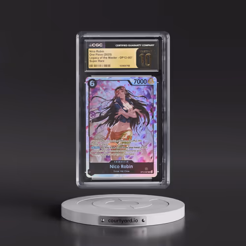 2025 One Piece OP12-Legacy of the Master #087 Nico Robin (CGC 10 PRISTINE)