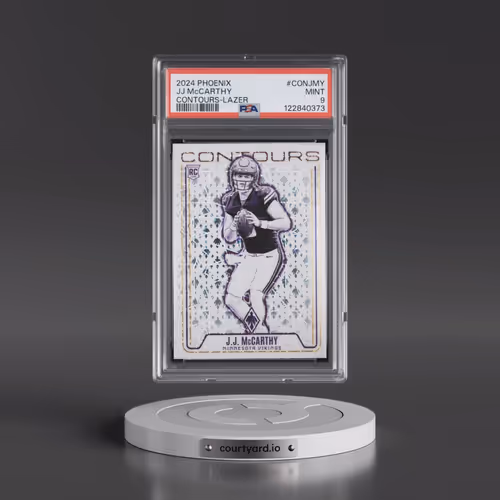 2024 Panini Phoenix Contours #CONJMY JJ McCarthy - Lazer (PSA 9 MINT)
