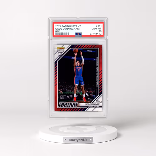 2021 Panini Instant #131 Cade Cunningham - Red (PSA 10 GEM MINT)