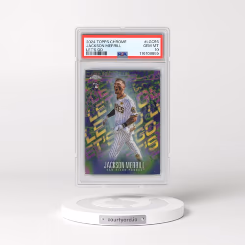 2024 Topps Chrome Let's Go #LGC56 Jackson Merrill - Update (PSA 10 GEM MINT)