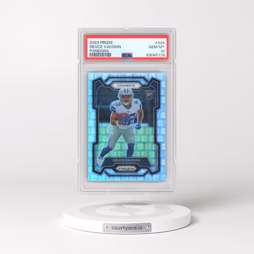 2023 Panini Prizm #324 Deuce Vaughn - Pandora (PSA 10 GEM MINT)